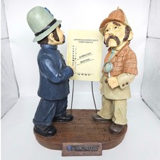Vintage Pinkerton Security Continuous Improvement Corporate Figurine Statue 1996 picture