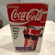 Coca-Cola 1989 Dancing Can Battery-Operated Sound & Motion Soda Ad Toy picture