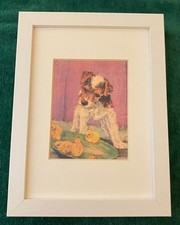 Wire Fox Terrier - MATTED | FRAMED | READY TO GIFT - New Dog Art Print W picture