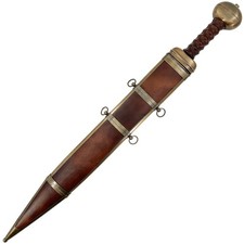 Ancient Roman Legionary Gladius Sword with Scabbard - 1095 Steel Overall 29