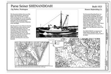 Photo:Gig Harbor Washington 1925 Purse Seiner SHENANDOAH Fishing Boat picture