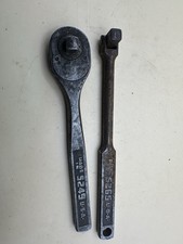 Vintage PLOMB 3/8” Drive Ratchet 5249 & Breaker Bar 5265 USA Tool Lot picture