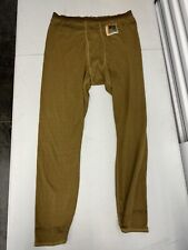 USMC Frog Cold Weather Drawers Pants Waffle Grid Polartec Medium Reg  Coyote picture