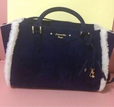 Samantha Vega Shoulder bag blue 23x34x12.5cm/9.05x13.38x4.92