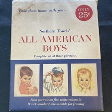 All American Boys Northern Towels’ NOS original package 3 Prints 11x14 picture