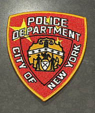 NEW YORK CITY Police China Country Flag Novelty Collectable Patch picture