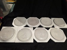 FRANKOMA CHRISTMAS PLATES SET OF 8 1970-75, '82 ORIGINALS VINTAGE, SIGNED picture
