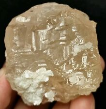 Topaz Etched Large Crystal, With Muscovite Mica Having Unique Multi Terminations picture
