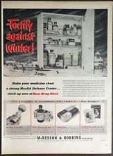 Vintage 1951 McKesson & Robbins Health Products Full Page Original Ad 823 picture