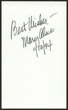 Mary Alice d2022 signed autograph 3x5 American Actress TV Film Stage picture