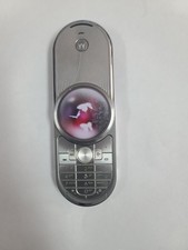 Motorola Aura Silver 2008 Rare Luxury Rotating Cell Phone Collector’s Item picture