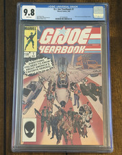 G.I. JOE YEARBOOK #1 CGC 9.8 WHITE PAGES MARVEL COMICS 1985 picture