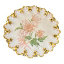Gorgeous Hand Painted Antique T & V Reticulated Porcelain Plate picture