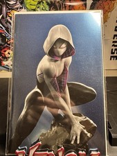 Spider-Gwen Annual #1 Blue FOIL Raf Grassetti Exclusive Virgin Variant Marvel picture
