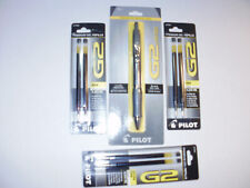 PILOT G2 Limited Premium Rollerball Pen BLACK INK 0.7mm  Titanium 6 REFILLS picture