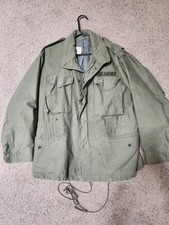 1969 Vietnam US Army Military M-65 Man’s Field Coat W Hood OG-107 Medium Regular picture