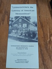Germantown Philadelphia PA Vintage advertisement flyer pamphlet picture