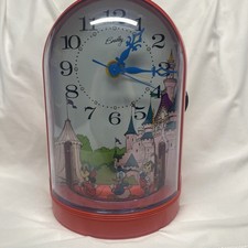 Vintage Bradley Disney Mickey Mouse Wind-Up animated musical alarm clock Parade picture
