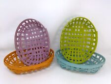Set of 4 Longaberger 2016 Single Serve Baskets - 4 Different Colors picture