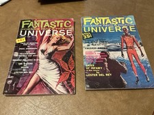 VTG Fantastic Universe Magazines  Lot/4  1959-60 picture