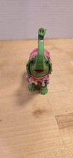 Resin Elephant Figurine Green Pink Jeweled Costume Numbered Circus Decor Statue picture