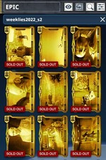 Topps Star Wars Digital (2022) GILDED GALAXY Series 2 Full Set + Overall Award picture