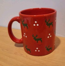 Waechtersbach   REINDEER  Holidays  Christmas  COFFEE MUG   Made W. GERMANY picture