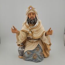 Costco Kirkland Kneeling King Hand Painted Christmas Nativity Replacement picture