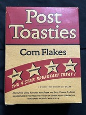 Vintage Post Toasties Cereal Box. 1941? picture