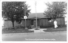 J38/ Newberry Michigan RPPC Postcard c1940s Paul Bunyan Cook Camp  13 picture