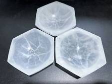 Selenite Crystal Bowl Large Dish Hexagon 6 Sided Healing Crystals And Stones picture
