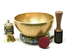 11 Inches B Crown Chakra Singing Bowls - Tibetan Singing Bowls from Nepal picture