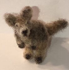 Little Bea Studio Artist Angie Felted Kangaroo Miniature New In Box Animal Wool picture