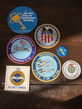 Vintage Grumman Hughes NASA Apollo 16 F-14 Aviation Space Decals Lot of 7 picture