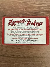 Vintage Stern’s Zymole Trokeys Cough Drops Empty Box Early 1900s picture