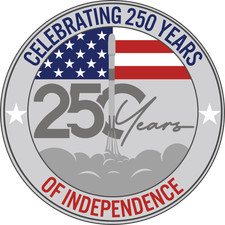 CELEBRATE AMERICA'S 250th YR ANNIVERSARY OF INDEPENDENCE W/FALCON 9 SPACE PATCH picture