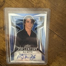 RJ Mitte signature Breaking Bad 2023 Leaf Metal Pop Century #d 6/10 Auto Flynn  picture