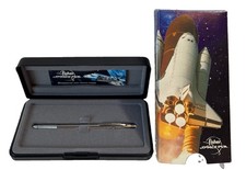 Vintage Fisher Space Pen CH4 Chrome Shuttle for NASA Endeavor W/ Box, Case, Form picture
