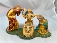 Vintage Nativity Scene Mary Joseph Jesus Angel (Fontanini Style) picture