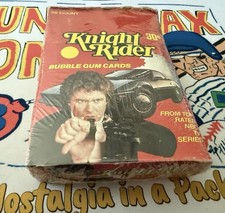 1982 Donruss Knight Rider Box -  36 Unopened Wax Packs David Hasselhoff picture