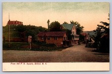 WA1/ Eldred New York Postcard c1910 Post Office Square Store 167 picture