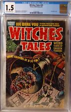Witches Tales #25 CGC 1.5 FR/GD  1954 Decapitation Cover 🔥 HOT 🔥 picture