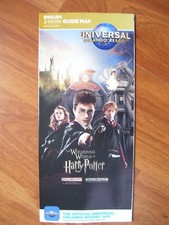 UNIVERSAL STUDIOS & ISLAND OF ADVENTURE ORLANDO FLORIDA 2 PARK MAP 4/8 - 4/22/18 picture