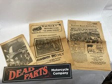 Harley vintage Walneck's HRD Daytona Beach Rally Rag 1982 look XR-750 Chopper picture