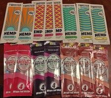 Twisted Flavored Herbal Wraps Variety Mixed  Box 15/4ct Packs picture