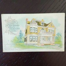 1890s Victorian Trade Card – National Lead Company – Antique Paint Advertising picture