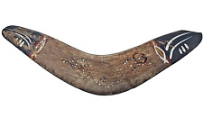 Vintage Boomerang Hand Made Hard Wood Original Very Unique and Rare 12