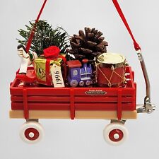Radio Flyer Red Wagon Christmas Ornament 1996 Town And Country Model 110 picture