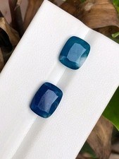 Natural Color Change Hackmanite Hayun Pair 5.50 Ct UV Fluorescent Cushion Gems picture