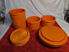 Vintage Orange Tupperware Lot picture